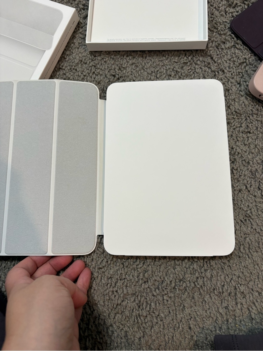 Apple iPad mini Smart Folio - White Cover - Picture 3 of 6